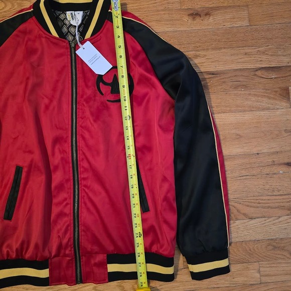 Insert Coin Final Fantasy 14 XIV Storm blood Samurai Jacket L Video Game Rare - Picture 4 of 6